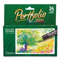 Arts & Crafts Supplies | Crayola 52-3624 Portfolio Series Oil Pastels - Assorted Colors (24/Pack) image number 0