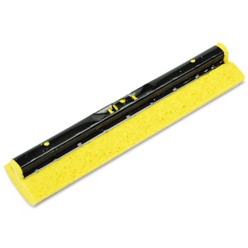 Rubbermaid Commercial FG643600YEL 12 in. Sponge Mop Head Refill for Steel Roller - Yellow