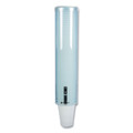 Cups and Lids | San Jamar C3260TBL Pull-Type Water Cup Dispenser for 12 oz Cups - Large/Translucent Blue image number 4