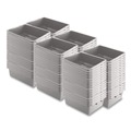 Cleaning Carts | Rubbermaid Commercial FG335192GRAY 17.3 in. x 7 in. x 21.5 in. Bus/Utility Box - Gray (1-Pallet) image number 0