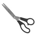 Arts & Crafts Supplies | Westcott 13402 8 in. Long 3.5 in. Cut Length Value Line Stainless Steel Shears Value Pack - Crane-Style Black Handle (3/Pack) image number 1