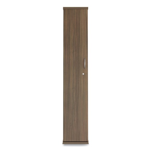 Office Filing Cabinets & Shelves | Alera VA621224WA 11.88 in. x 22.78 in. x 65 in. Valencia Series Wardrobe - Modern Walnut image number 0