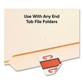 Labels | Smead 67073 1 in. x 1.25 in. C Color-Coded End Tab Filing Labels - White (500/Roll) image number 2