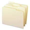 File Folders | Smead 10347 0.75 in. Expansion 100 Percent Recycled Reinforced 1/3-Cut Top Tab File Folders - Letter Size/Manila (100/Box) image number 2