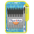 Pens | Paper Mate 1951395 InkJoy 100 RT Medium 1 millimeter Retractable Ballpoint Pen - Black Ink/Smoke/Black Barrel (20/Pack) image number 0