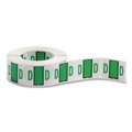 Back to School Sale | Smead 67074 1 in. x 1.25 in. D Color-Coded End Tab Filing Labels - White (1-Roll) image number 0