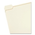 File Folders | Smead 10350 0.75 in. Expansion 1/5-Cut Tabs: Assorted Manila File Folders - Letter Size/Manila (100/Box) image number 1