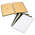 Notebooks & Pads | Wilson Jones W0395-31 14 in. x 8.5 in. 250 Sheets 1-Subject Unruled Looseleaf Corporation Minute Book - Black/Gold Cover image number 5