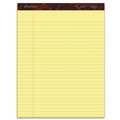 Notebooks & Pads | Ampad 20-020R Gold Fibre 8.5 in. x 11.75 in. Quality Writing Pads - Wide/Legal, Canary-Yellow (1-Dozen) image number 1