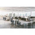 Alera | Alera ALEEL41ME10B 17.2 in. to 20.6 in. Seat Height Elusion Series Mesh High-Back Multifunction Chair Supports Up to 275 lbs. - Black image number 7