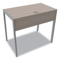Office Desks & Workstations | Linea Italia LITSH763ASH Klin 33 in. x 19 in. x 29.5 in. Desk - Ash image number 2