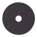 Cleaning & Janitorial Accessories | Boardwalk BWK4014BLA 14 in. Diameter Stripping Floor Pads - Black (5/Carton) image number 1