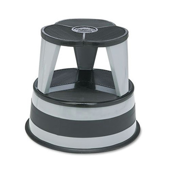 OFFICE FURNITURE ACCESSORIES | Cramer 100182 16 in. Diameter x 14.25 in. h Kik-Step Steel 2-Step Stool - Slate