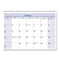 Bulletin Boards | AT-A-GLANCE PM50-28 12-Month (Jan to Dec): 2026 11 in. x 8 in. 3-Hole Punched QuickNotes Desk/Wall Calendar - White/Blue/Yellow Sheets image number 0