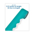 Arts & Crafts Supplies | Carson-Dellosa 108471 2.25 in. x 65 ft. Rolled Scalloped Borders - Teal image number 5