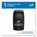 Skin Care & Hygiene | Scott 92145 5 in. x 5.25 in. x 8.38 in. 1000 mL Essential Manual Skin Care Dispenser - Black image number 1