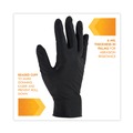 Disposable Gloves | Ansell 49278 9.5 in. Long 6 mil Thick G10 Powder-Free Kraken Grip Nitrile Gloves - X-Large, Black (900/Carton) image number 5