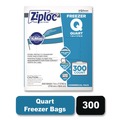 Food Service | Ziploc 364957 7 in. x 7.75 in. 32 oz Zipper Freezer Bags - Clear (300/Carton) image number 1
