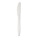 Cutlery | Boardwalk BWK KNIFEMWPS Mediumweight Polystyrene Knife - White (100/Box) image number 1