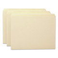 File Folders | Smead 10300 Straight Tabs Letter Size 0.75 in. Expansion File Folders - Manila (100/Box) image number 0
