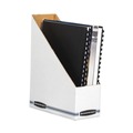 Filing Racks | Bankers Box 10723 4 in. x 9.25 in. x 11.75 in. Stor/File Corrugated Magazine File - White (12/Carton) image number 3