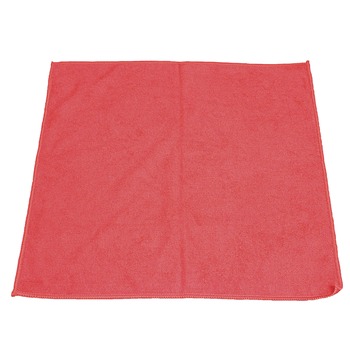CLEANING CLOTHS | Impact LFK451 16 in. x 16 in. Lightweight Microfiber Cloths - Red (240/Carton)