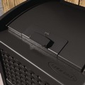Trash & Waste Bins | Suncast GHW1732BK Trash Hideaway 30-Gallon Plastic Waste Bin - Black image number 3