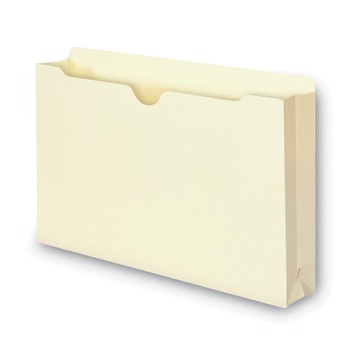 Smead 75607 Straight Tab 100% Recycled Top Tab File Jackets - Legal, Manila (50/Box)