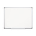 White Boards | MasterVision CR0620030 Earth Silver 36 in. x 24 in. Easy Clean Magnetic Dry Erase Boards - White Surface/Satin Aluminum Frame image number 0