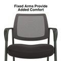 Office Chairs | Alera ALEWX43BME17 24.41 in. x 23.62 in. x 35.04 in. Wessex Mesh Fabric Guest Chair - Black image number 2