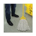 Labor Day Sale | Boardwalk BWK2032CEA No. 32 Cotton Cut-End Wet Mop Head - White image number 6