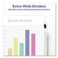 Dividers & Tabs | Avery 11166 Ready Index 11 in. x 9.25 in. 26-Tab Customizable TOC A to Z Tab Dividers - Black/White (1-Set) image number 6