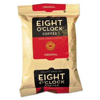 Eight O'Clock COF320840 2 oz Regular Ground Coffee Fraction Packs - Original (42/Carton)
