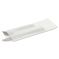  | Bagcraft 300039 2-3/4 in. x 10 in. Silverware Bags - White (2000/Carton) image number 2