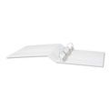 Binders | Universal UNV20746 11 in. x 8.5 in. 2 in. Capacity 3 Rings Slant D-Ring View Binder - White image number 2