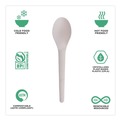  | Eco-Products EP-S013 Plantware 6 in. Renewable and Compostable Spoon (1000/Carton) image number 7