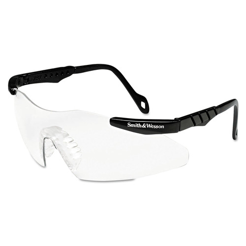 Safety & First Aid | Ansell 19799 Magnum 3G Safety Eyewear - Black Frame/Clear Lens image number 0