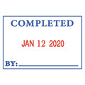 Stamps & Stamp Supplies | COSCO 2000PLUS 011098 0.94 x 1.75 4 in 1 e-Message Completed/Emailed/Entered/Scanned Dater image number 2