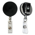 Label & Badge Holders | SICURIX BAU68814 30 in. Extension Heavy Duty ID Card Reel - Black/Chrome image number 2