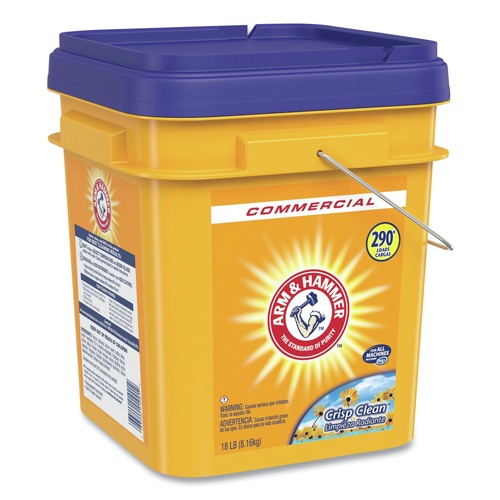 Laundry Detergents | Arm & Hammer 3320001001 18 lbs. Crisp Clean Powder Laundry Detergent Pail image number 0