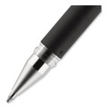 Pens | uni-ball 65800 207 Impact 1 mm Stick Gel Pen - Black Ink/Silver/Black Barrel/Bold (1-Dozen) image number 3