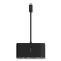 Electronic Adapters & Chargers | Belkin AVC005BK-BL HDMI/Ethernet/USB-A/USB-C/VGA 4.33 in. USB-C Multimedia Adapter - Black image number 0