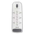 Surge Protectors | Belkin BV112050-06 3996 J 12 AC Outlets 6 ft. Cord Home/Office Surge Protector - White/Black image number 3