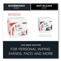 Paper Towels and Napkins | WypAll 05812 L30 Quarter Fold 12.5 in. x 12 in. Towels (90/Polypack, 12 Polypacks/Carton) image number 2