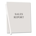 Sheet Protectors | C-Line 32457 0.13 in. Capacity 8.5 x 11 Vinyl Report Covers with Binding Bars - Clear (50/Box) image number 2