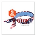 Safety & First Aid | Ergodyne 12561 Chill-Its 6700CT One Size Fits Most Cooling Bandana PVA Tie Headband - Stars and Stripes image number 6