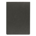 File Folders | Oxford 71306EE 8.5 in. x 11 in. 2 in. Capacity Two-Prong Metal Fastener Pressboard Report Cover with Reinforced Top Hinge - Black image number 0