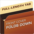 File Folders | Pendaflex C1534GHD 5.25 in. Expansion Letter Size Heavy-Duty File Pockets - Redrope (10/Box) image number 4