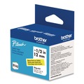 Labels | Brother P-Touch BTAG631 0.47 in. x 13.1 ft. Genuine P-Touch BTAG Label Tapes - Black on Yellow image number 2