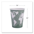  | Eco-Products EP-BHC12-WA 12 oz. World Art Renewable and Compostable Paper Hot Cups - Gray (20 Packs/Carton) image number 10
